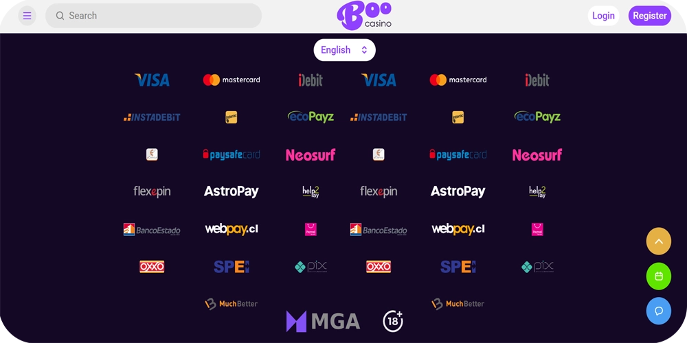 Boo Casino Canada Fast Top Up and Withdraw