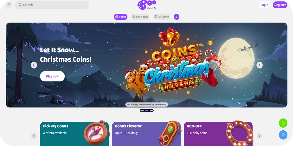 Boocasino Review: Licence, Promotions and Slots